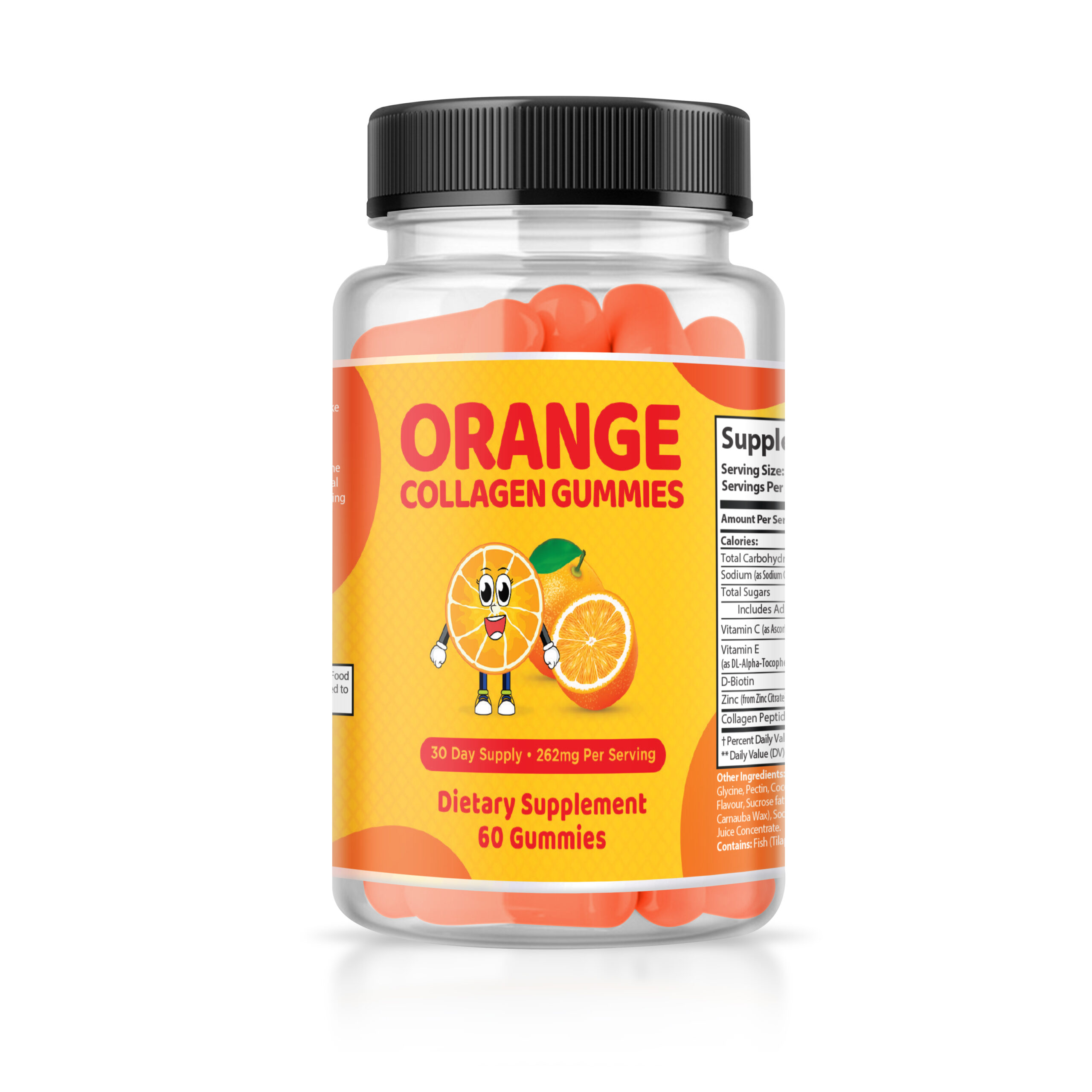 Orange Collagen Gummies - CW Supplements